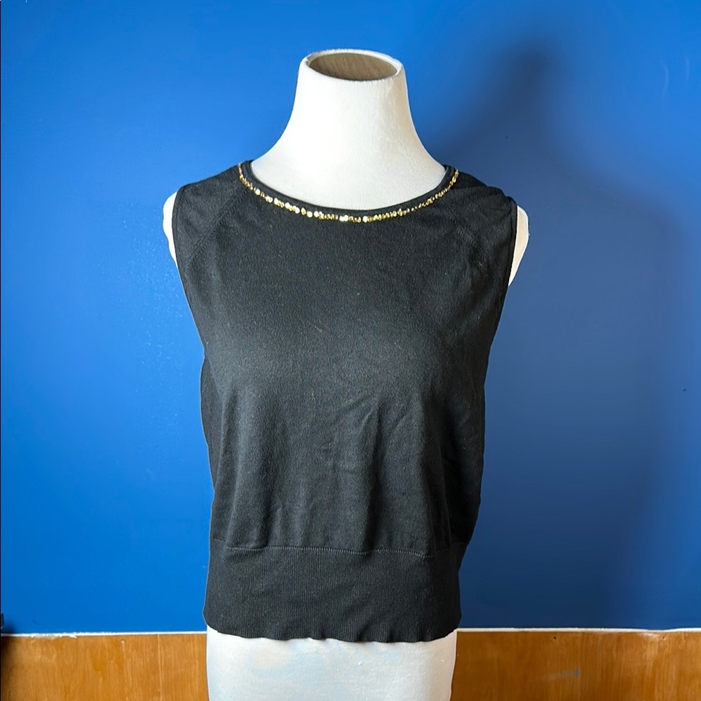 Elegant Black Sleeveless Top